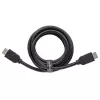 Manhattan HDMI 8K@60Hz Kabel mit Ethernet, 2 m, Zertifiziert, Geeignet für ALLE 8K, 4K & 1080p/HD-Anwendungen – Jetzt aufrüsten oder bereit sein, wenn Sie es brauchen, Stecker auf Stecker, Schwarz, 4K@120Hz, Lebenslange Garantie, Ultra High Speed