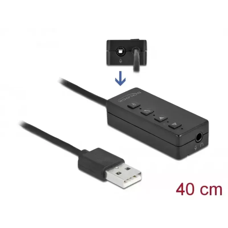 USB Headset und Mikrofon Adapter DeLOCK 66731