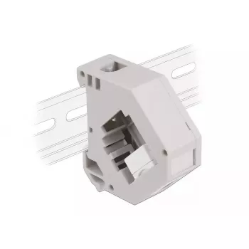 Keystone-Modul DELOCK 87163 — USB A auf USB A, grau/weiß, 60,1×59,4×21,6 mm
