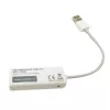 Techly USB2.0 zu Fast Ethernet 10/100 Mbit/s Konverter, Kabelgebunden, USB, Ethernet, 100 Mbit/s, Weiß