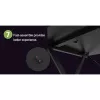 Techly Gaming Desk für PC mit abgeschrägter ergonomischer Kante Schwarz