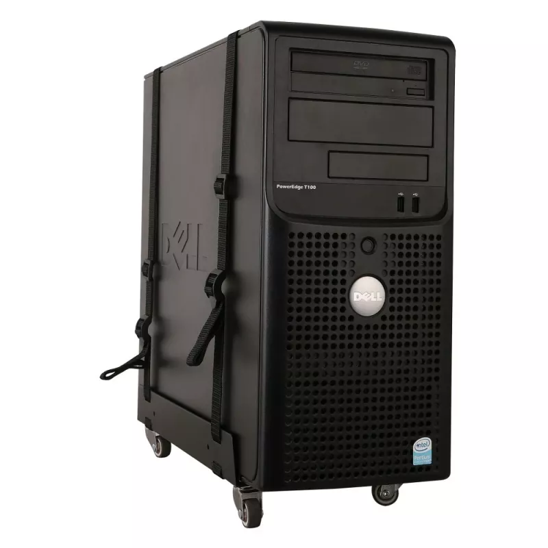 Techly ICA-CS 61 CPU-Halterung Schreibtisch-CPU-Halterung Schwarz