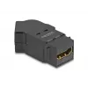 DeLOCK HDMI-Paneleinsatz Buchse auf Buchse 45° abgewinkelt 8K 60 Hz schwarz