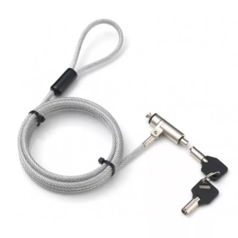 Techly Wedge-Lock Sicherheitssystem Schloss für Notebook-Kabel 1,8 m
