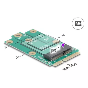 DeLOCK 64338 Interner M.2-Adapter Mini PCI Express Stecker