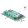 DeLOCK 64338 Interner M.2-Adapter Mini PCI Express Stecker
