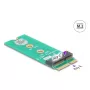DeLOCK 64340 Interner M.2-Adapter Host-Schnittstelle M.2 Stecker