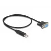 DeLOCK 67381 USB 2.0 auf RS-232 DB9 Seriell Adapter 0,5 m