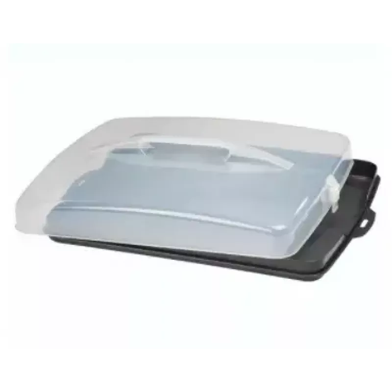 Hama 00111497 Serviertablett Rechteckig Schwarz, Transparent