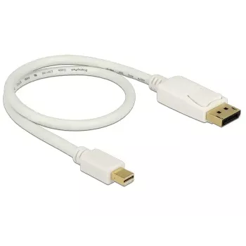 Mini Displayport zu Displayport Kabel DeLOCK 83985 0,5m Weiß