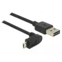 USB-Kabel DeLOCK 83848 USB 2.0 1m USB A Micro-USB B Schwarz