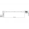 Signalkabel DeLOCK 88466 0,2 m Schwarz Gold Silber