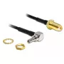 Signalkabel DeLOCK 88466 0,2 m Schwarz Gold Silber