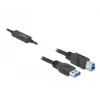 USB-Kabel DeLOCK 85379 USB 3.2 Gen 1 5m USB A USB B Schwarz