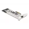 DeLOCK Mobile Rack PCI Express Card für 1 x M.2 NVMe SSD Low Profile