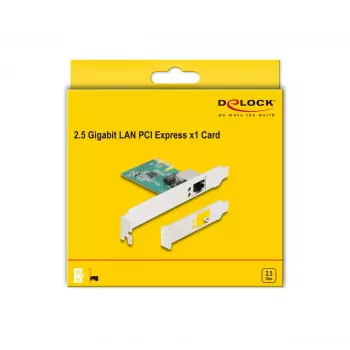 DeLOCK PCI Express x1 Karte 1 x RJ45 2,5 Gigabit LAN RTL8125
