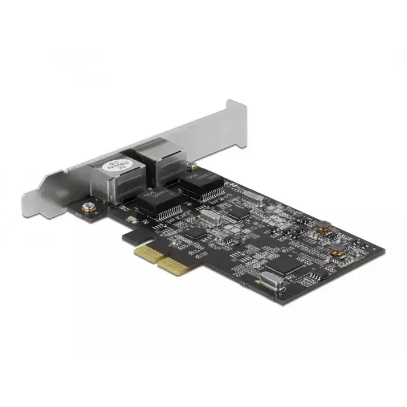 DeLOCK PCI Express x2 Karte auf 2 x RJ45 2.5 Gigabit LAN RTL8125