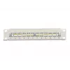 DeLOCK 10 Zoll Keystone Patch Panel 12 Port mit Zugentlastung 1U grau