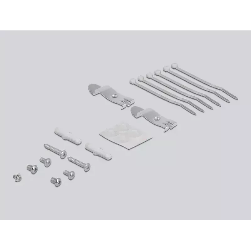 Patch Panel DeLOCK Keystone 6 Port Schwarz