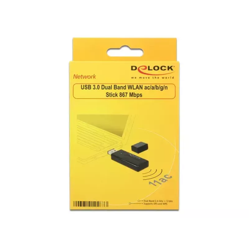Netzwerkkarte DeLOCK 12463 WLAN 867 Mbit/s