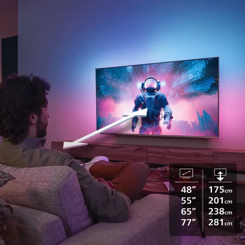 Fernseher Philips 77OLED760/12 77 Zoll 4K Ultra HD OLED 3840 x 2160