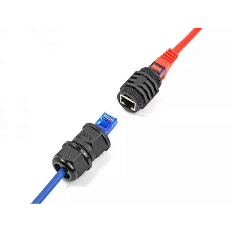 DeLOCK RJ45 Cat.6A Einbaumodul IP67 staub- und wasserdicht
