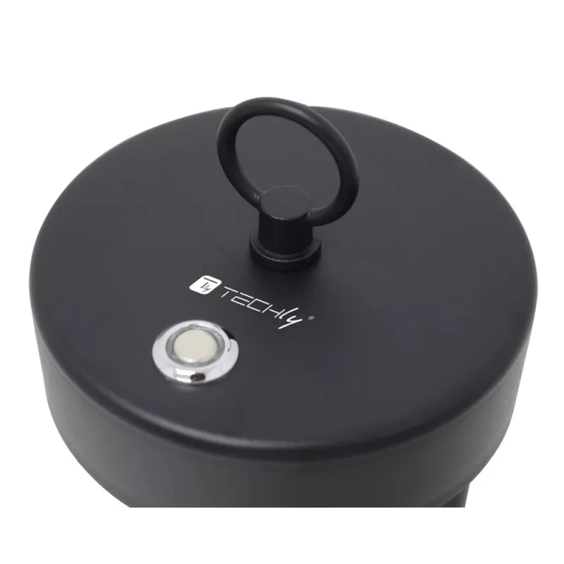Techly I-LAMP-TABLE1 Tischlampe nicht austauschbare(n) Leuchtmittel 3 W LED Schwarz