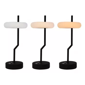Techly I-LAMP-TABLE2 Tischlampe Nicht austauschbare(s) Leuchtmittel 2 W LED Schwarz, Weiß