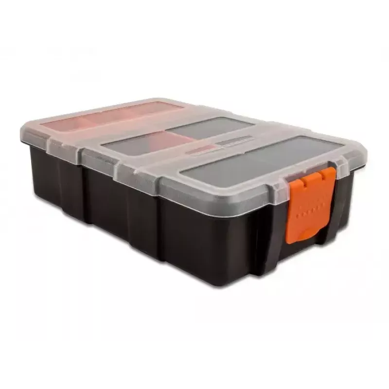 Aufbewahrungsbox DeLOCK 18419 11 Fächer 220x155x60mm orange/schwarz
