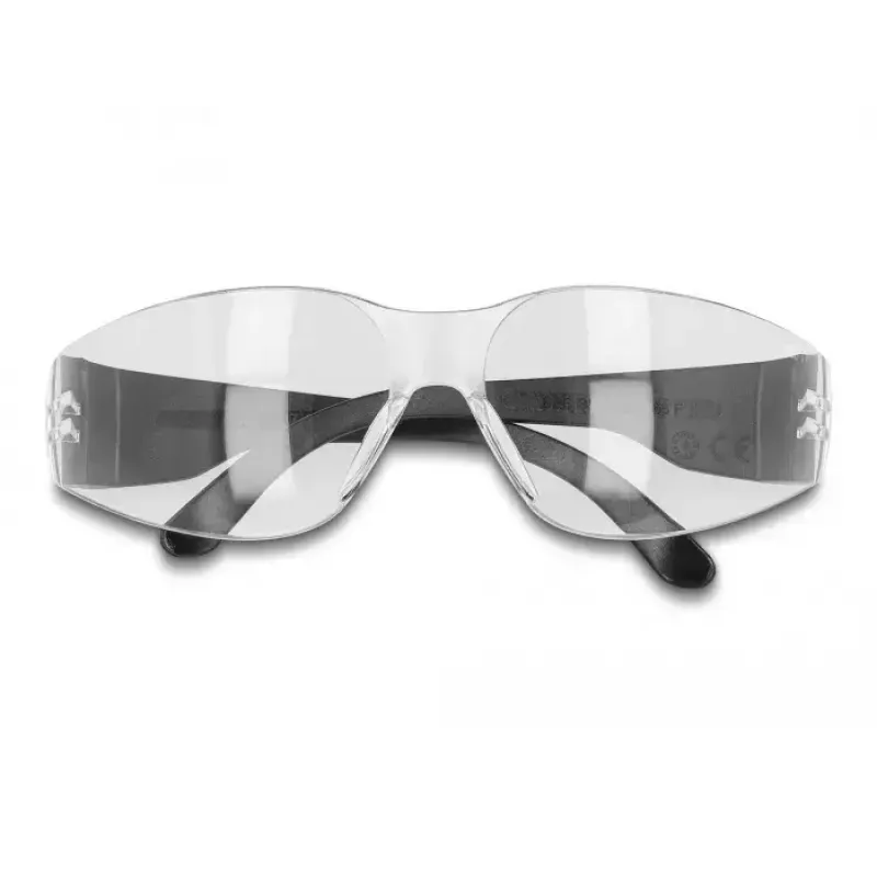 Sicherheitsbrille DeLOCK 90559 klare Gläser schwarz transparent