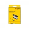 Heatsink DeLOCK Kühlkörper mit Lüfter für M.2 SSD 2280 schwarz Aluminium