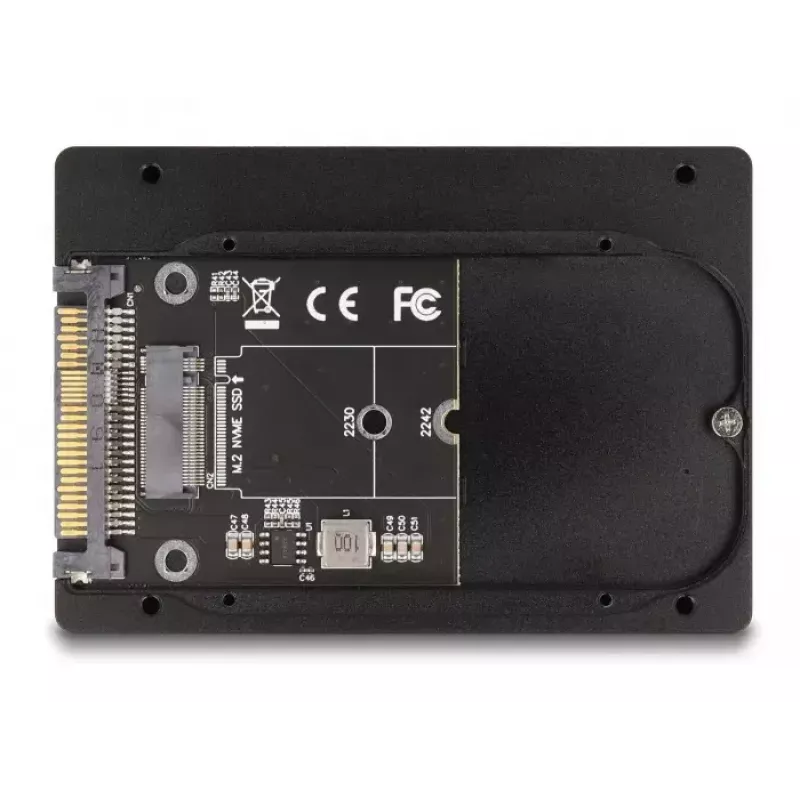 SSD-Gehäuse DeLOCK 63379 Schwarz M.2 1 Laufwerksunterstützung
