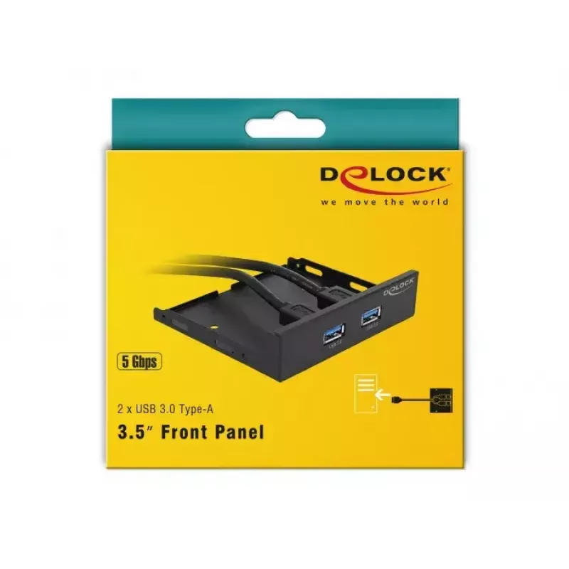 Laufwerksblende DeLOCK 63994 Schwarz