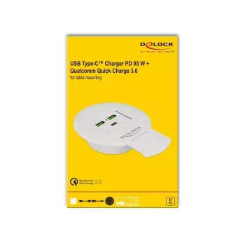 Ladegerät DeLOCK 64065 Mobilgeräteladegerät Smartphone Weiß