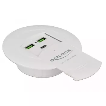 Ladegerät DeLOCK 64065 Mobilgeräteladegerät Smartphone Weiß