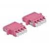Glasfaseradapter DELOCK LC-Buchse auf LC-Buchse OM3 Duplex (2 Stück)