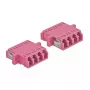 Glasfaseradapter DELOCK LC-Buchse auf LC-Buchse OM3 Duplex (2 Stück)