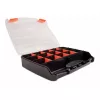 Aufbewahrungsbox DeLOCK 18418 17 Fächer 320x255x60mm orange schwarz