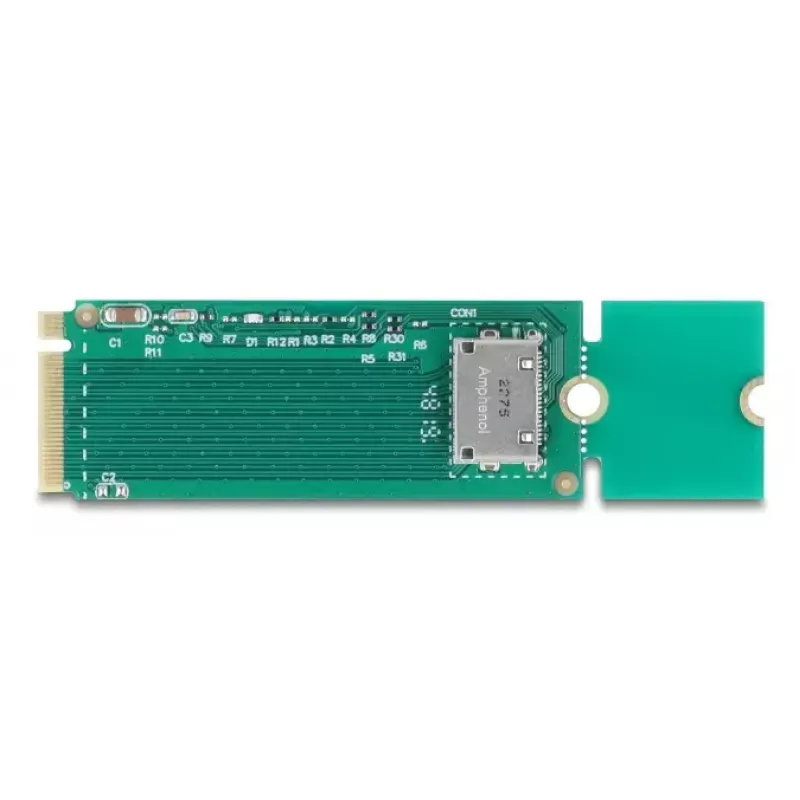 DeLOCK Schnittstellenkarten/Adapter Intern SFF-8612 DeLOCK 64348 M.2 SFF-8612 Stecker Grün