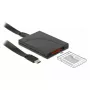Kartenleser DeLOCK 91749 USB 3.1 Gen 2 Typ C Schwarz