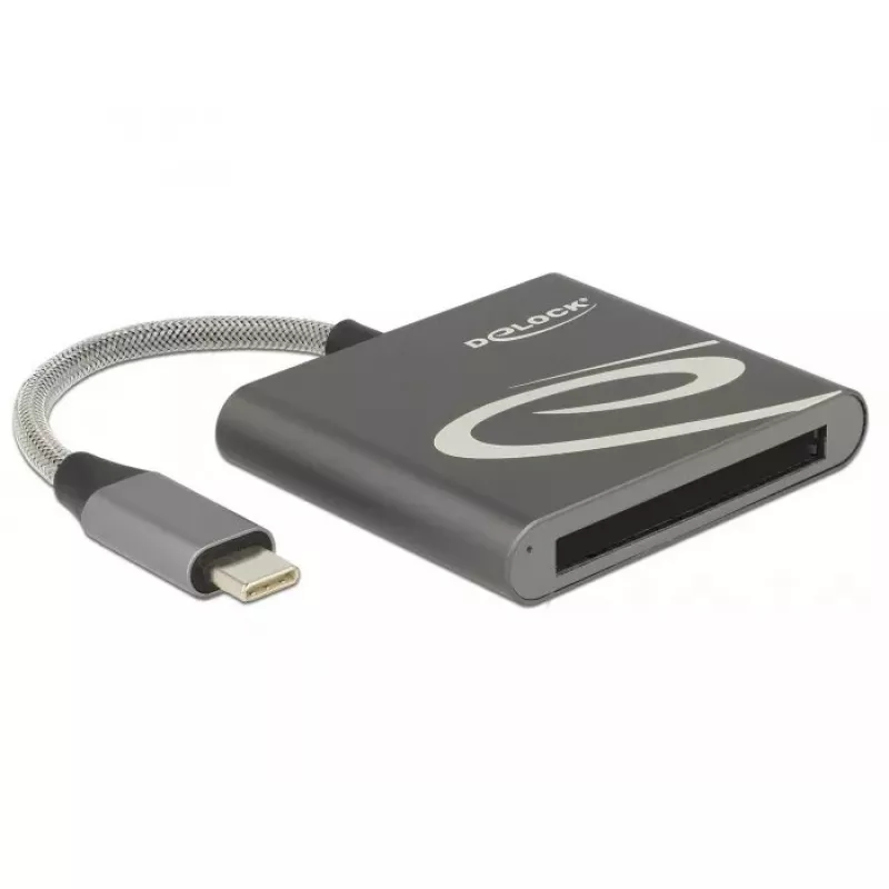 Kartenleser DeLOCK 91745 USB 3.2 Gen 1 Type-C Schwarz Silber