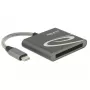 Kartenleser DeLOCK 91745 USB 3.2 Gen 1 Type-C Schwarz Silber