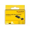 Kartenleser DeLOCK 91002 USB Schwarz MicroSD SD SDHC SDXC 5000 Mbit/s