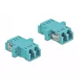 Glasfaser-Adapter DELOCK LC Buchse–Buchse OM3 Duplex (2er-Pack)