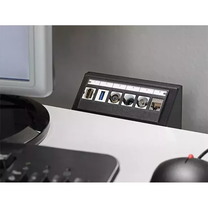 Montageset DeLOCK 86268 Schwarz Metall Kunststoff