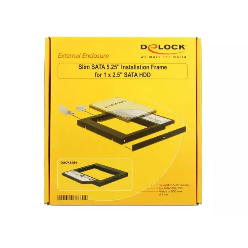 Blendenpanel DeLOCK 62669 13,3 cm (5,25 Zoll)
