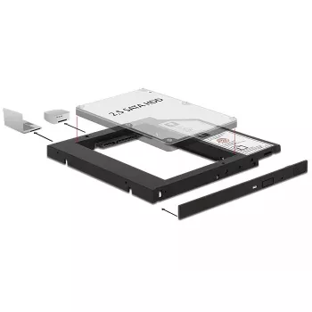Blendenpanel DeLOCK 62669 13,3 cm (5,25 Zoll)