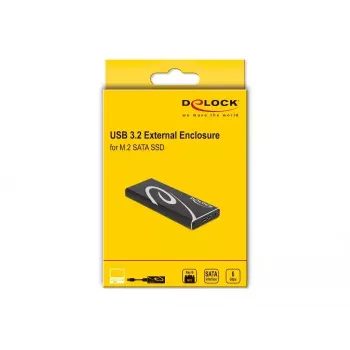 SSD-Gehäuse DeLOCK 42007 Schwarz M.2