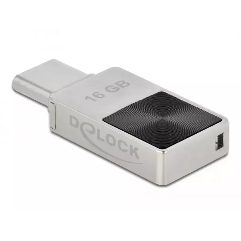 USB Flash Drive DeLOCK 16 GB USB-C 5 Gbps Metallgehäuse