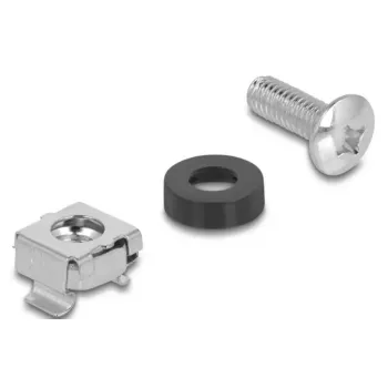 Schrauben & Muttern DeLOCK 42432 M6 100 Stück Kunststoff Stahl